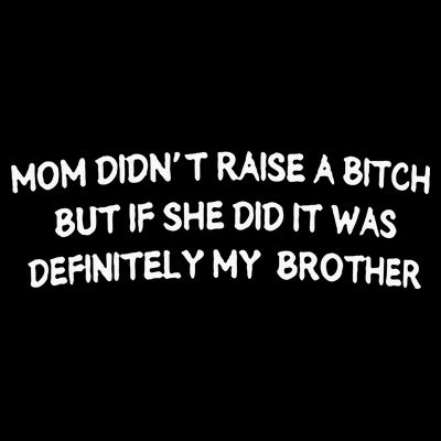 Mom DidnT Raise A Bitch But If She Did It Was Definitely T-Shirt