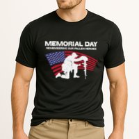 Memorial Day Remembering Our Fallen Heroes Us Flag Performance Shirt
