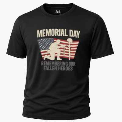 Memorial Day Remembering Our Fallen Heroes Cooling Performance Crew T-Shirt