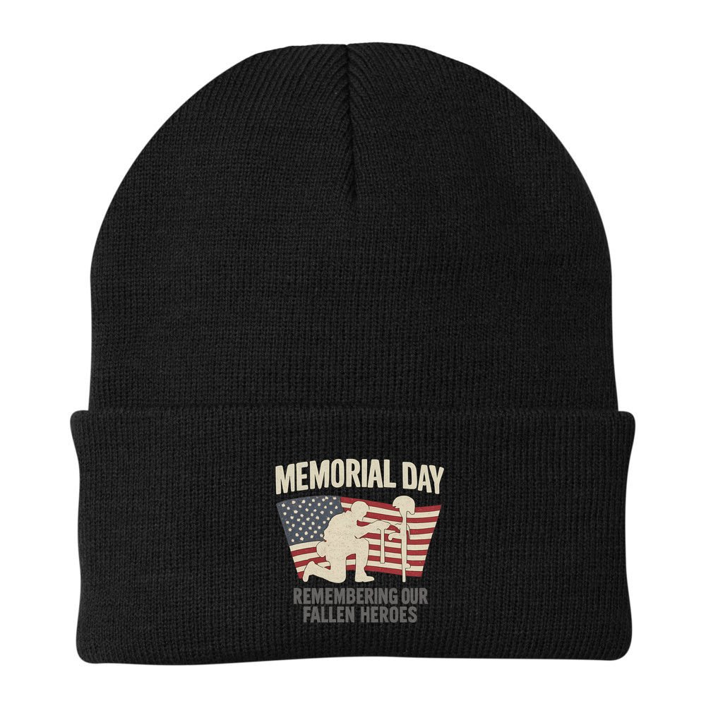 Memorial Day Remembering Our Fallen Heroes Beanie