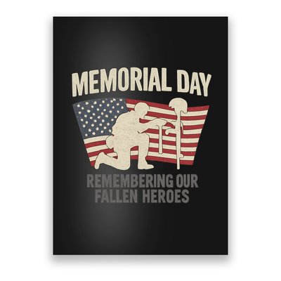 Memorial Day Remembering Our Fallen Heroes Poster