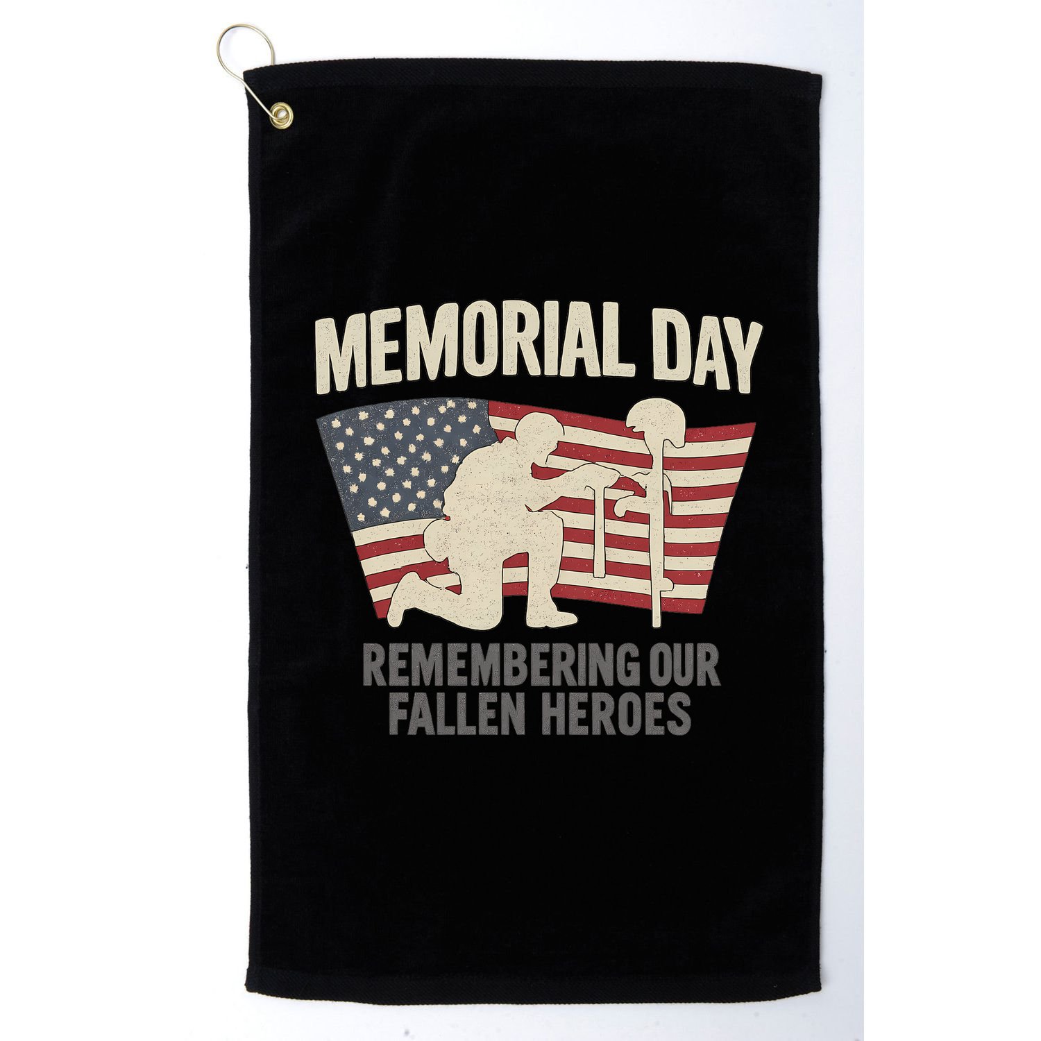 Memorial Day Remembering Our Fallen Heroes Golf Towel