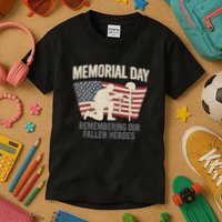 Memorial Day Remembering Our Fallen Heroes Kids T-Shirt