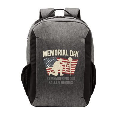 Memorial Day Remembering Our Fallen Heroes Vector Backpack