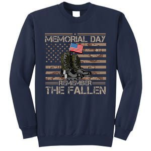 Memorial Day Remember The Fallen Veteran Military Camouflage Sweatshirt