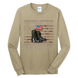 Memorial Day Remember The Fallen Veteran Military Camouflage Tall Long Sleeve T-Shirt