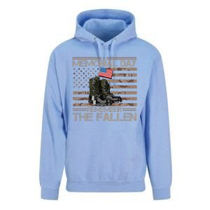 Memorial Day Remember The Fallen Veteran Military Camouflage Unisex Surf Hoodie