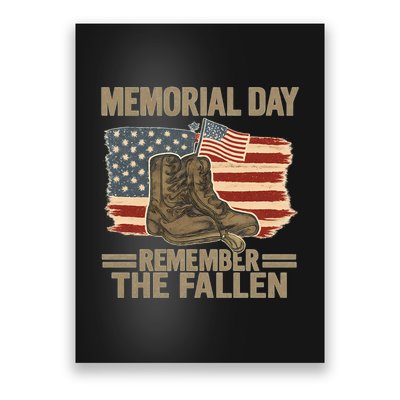 Memorial Day - Remember the Fallen Poster