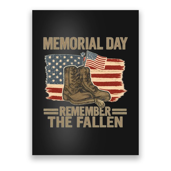 Memorial Day - Remember the Fallen Poster