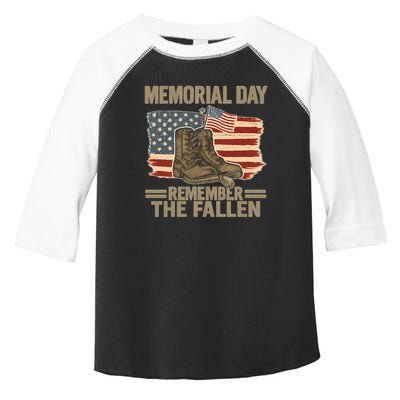 Memorial Day - Remember the Fallen Toddler Fine Jersey T-Shirt