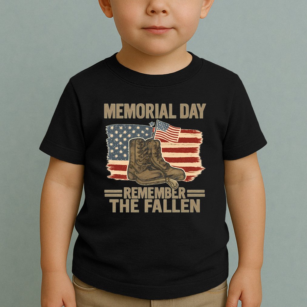 Memorial Day - Remember the Fallen Toddler T-Shirt
