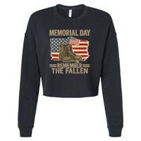 Memorial Day - Remember the Fallen Cropped Pullover Crew