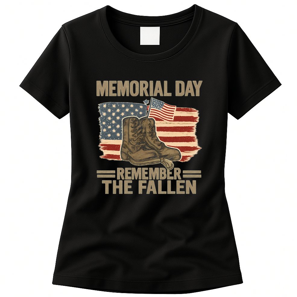Memorial Day - Remember the Fallen Womens T-Shirt