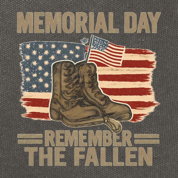 Memorial Day - Remember the Fallen Cotton Canvas Backpack