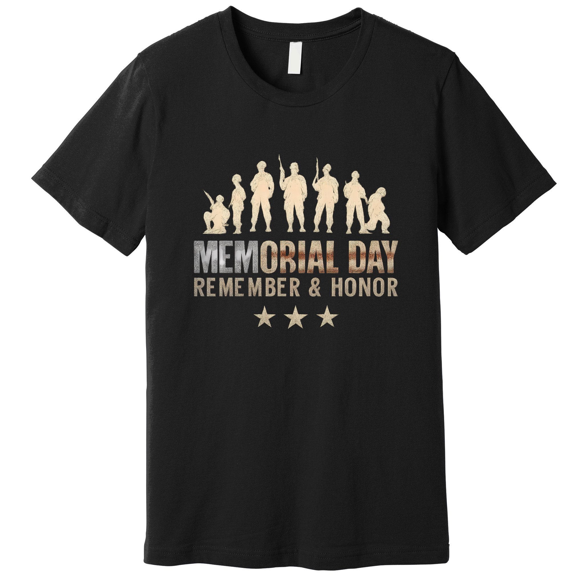 Memorial Day Remember & Honor Premium T-Shirt
