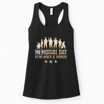 Memorial Day Remember & Honor Womens Tank Top