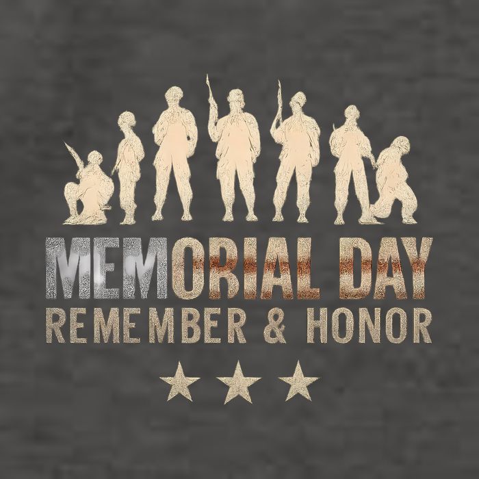 Memorial Day Remember & Honor Vector Backpack