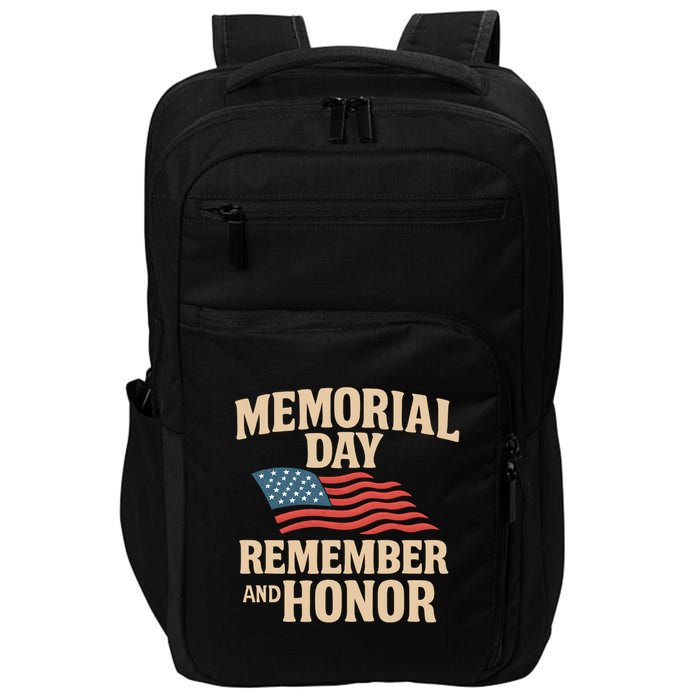 Memorial Day - Remember and Honor Impact Tech Backpack