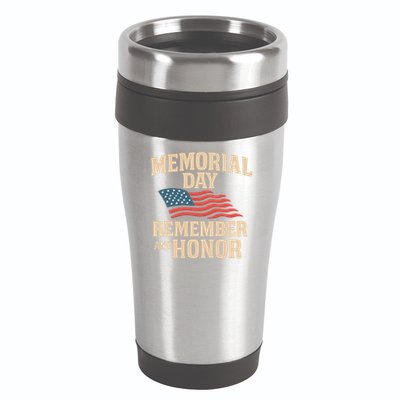 Memorial Day - Remember and Honor 16oz Travel Tumbler