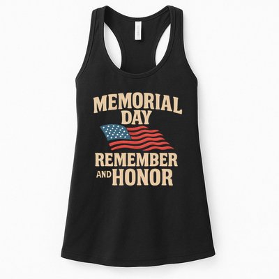 Memorial Day - Remember and Honor Womens Tank Top