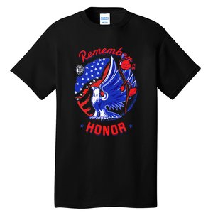 Memorial Day Remember & Honor Tall T-Shirt