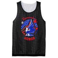 Memorial Day Remember & Honor Mesh Reversible Basketball Jersey Tank