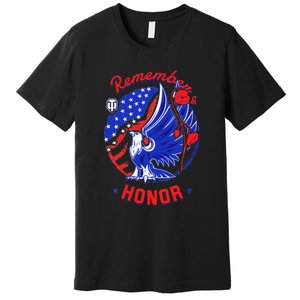 Memorial Day Remember & Honor Premium T-Shirt