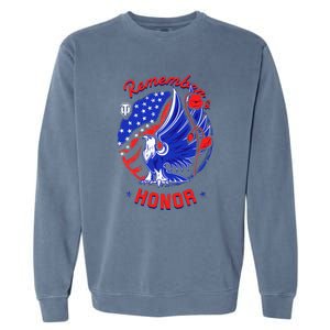 Memorial Day Remember & Honor Garment-Dyed Sweatshirt