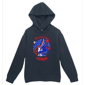 Memorial Day Remember & Honor Urban Pullover Hoodie