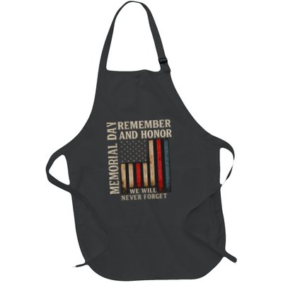 Memorial Day Remember and Honor Apron
