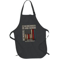Memorial Day Remember and Honor Apron