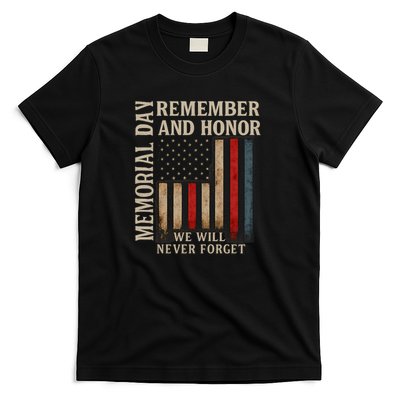 Memorial Day Remember and Honor T-Shirt