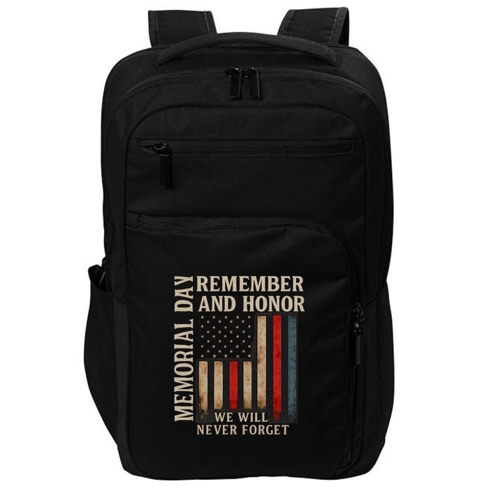 Memorial Day Remember and Honor Impact Tech Backpack