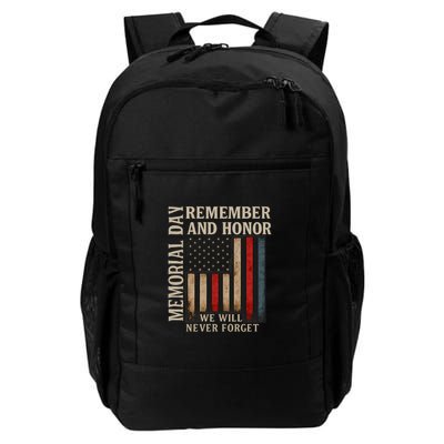 Memorial Day Remember and Honor Daily Commute Backpack