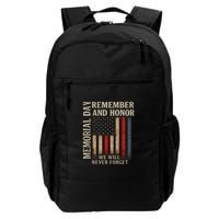 Memorial Day Remember and Honor Backpack
