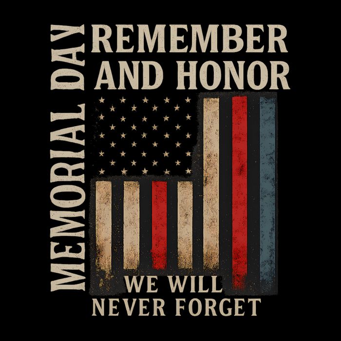 Memorial Day Remember and Honor Bucket Hat