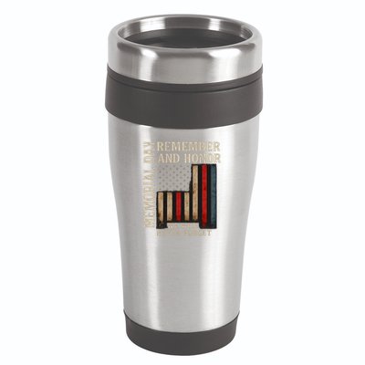 Memorial Day Remember and Honor 16oz Travel Tumbler