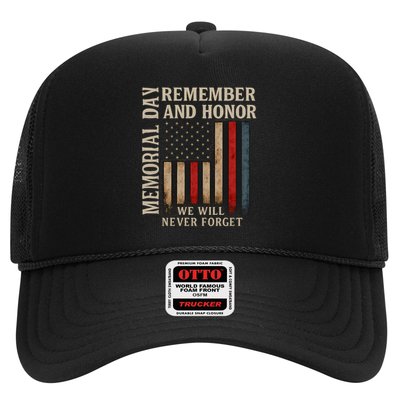 Memorial Day Remember and Honor Hat