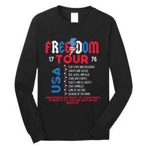 Memorial Day Retro Patriotic American Long Sleeve Shirt