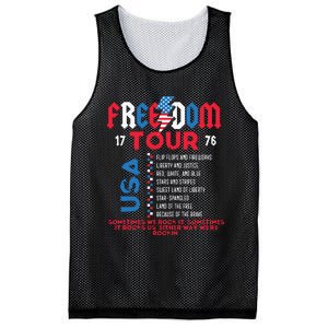 Memorial Day Retro Patriotic American Mesh Reversible Basketball Jersey Tank