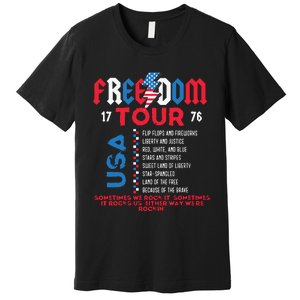 Memorial Day Retro Patriotic American Premium T-Shirt