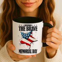 Memorial Day Remember The Brave Mug