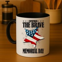 Memorial Day Remember The Brave Mug