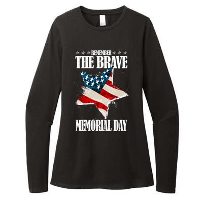 Memorial Day Remember The Brave Womens CVC Long Sleeve Shirt