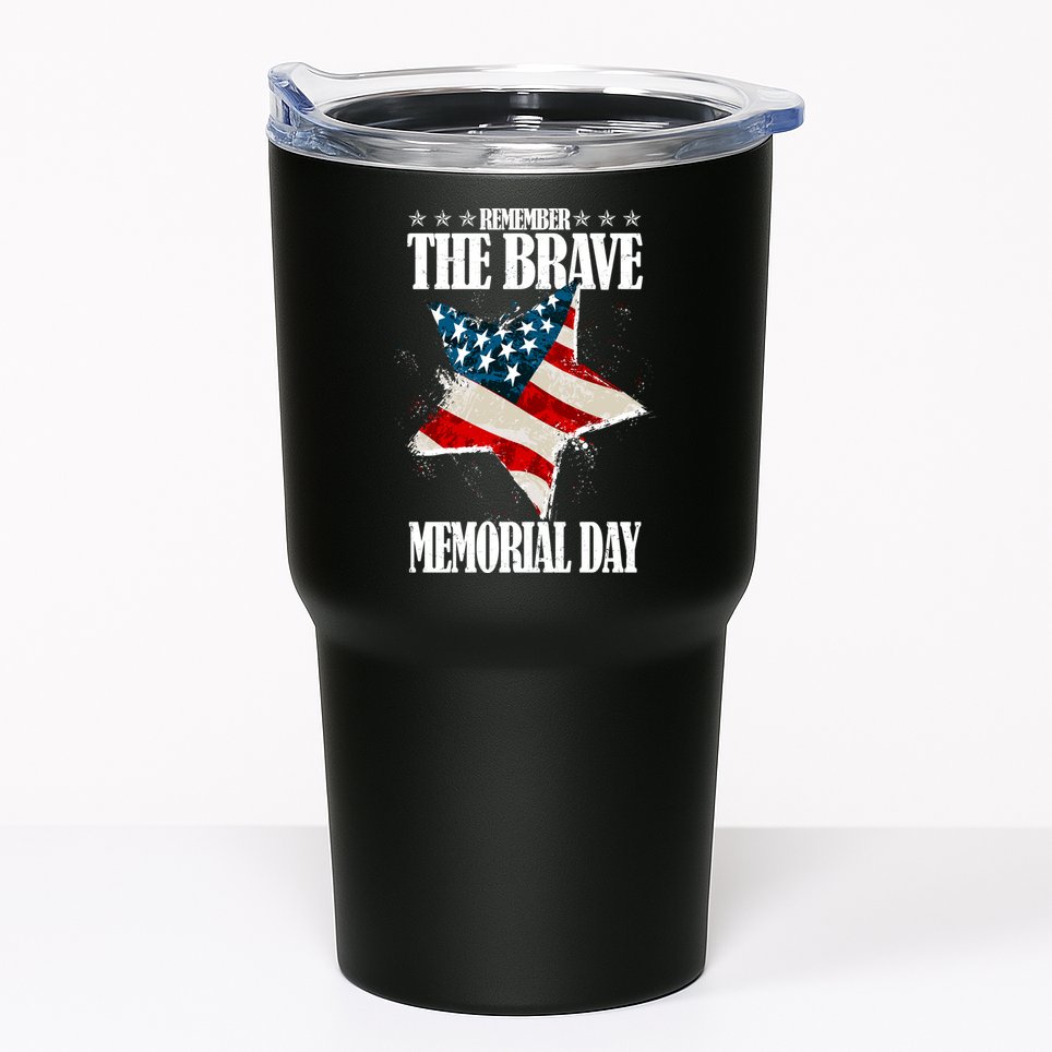Memorial Day Remember The Brave Tumbler