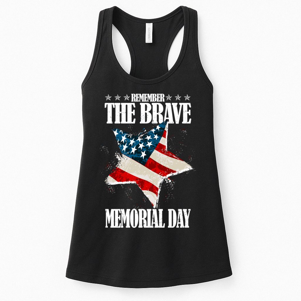 Memorial Day Remember The Brave Womens Tank Top