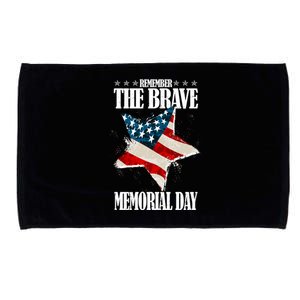 Memorial Day Remember The Brave Microfiber Hand Towel