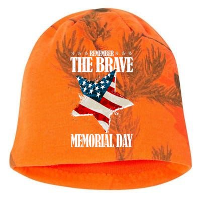 Memorial Day Remember The Brave Kati - Camo Knit Beanie