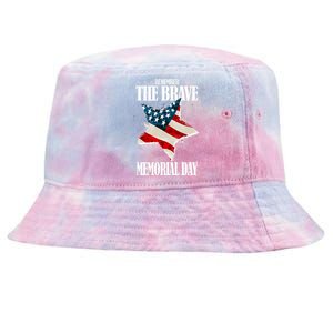 Memorial Day Remember The Brave Tie-Dyed Bucket Hat