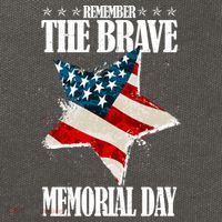 Memorial Day Remember The Brave Cotton Canvas Backpack